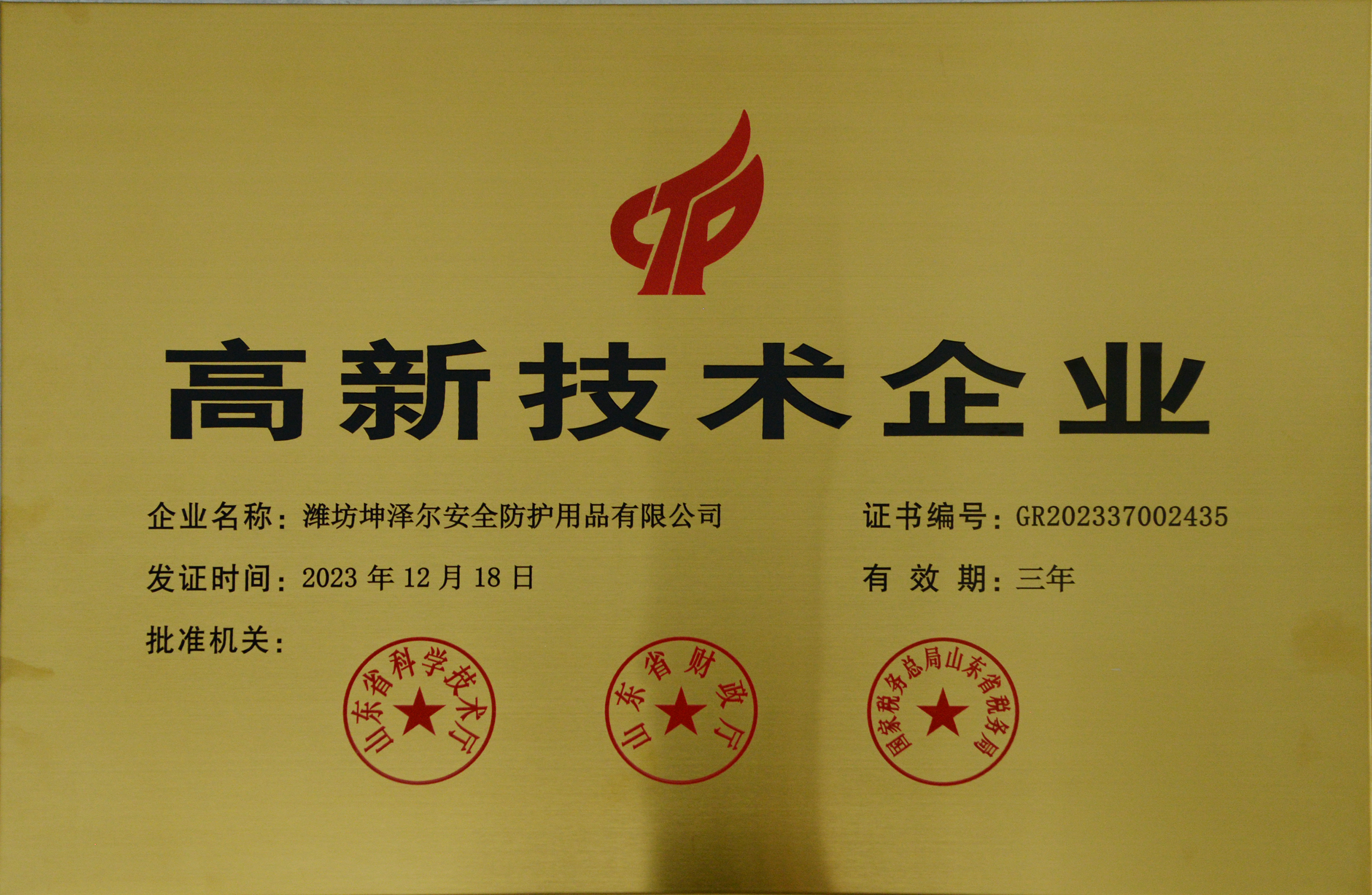 高新技术企业
